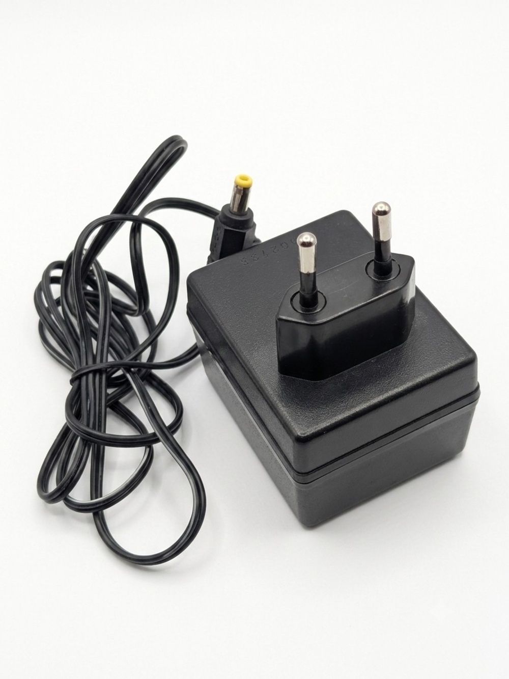 Sony Black Portable CD Player Power Adapter with Yellow-Tipped Plug